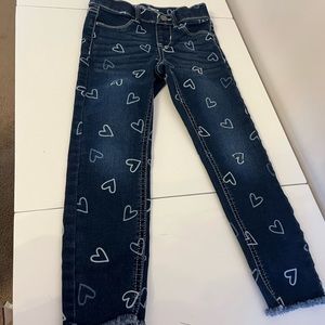 Denim printed jeggings